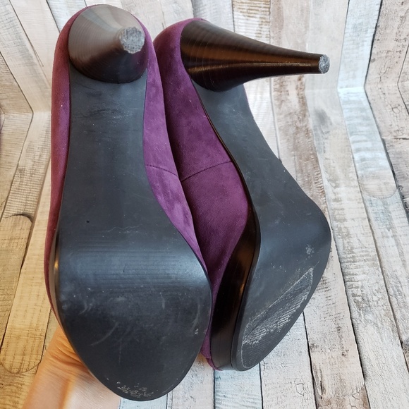 Style & Co. Plum peep-toe pumps-sz 6 - Picture 4 of 4